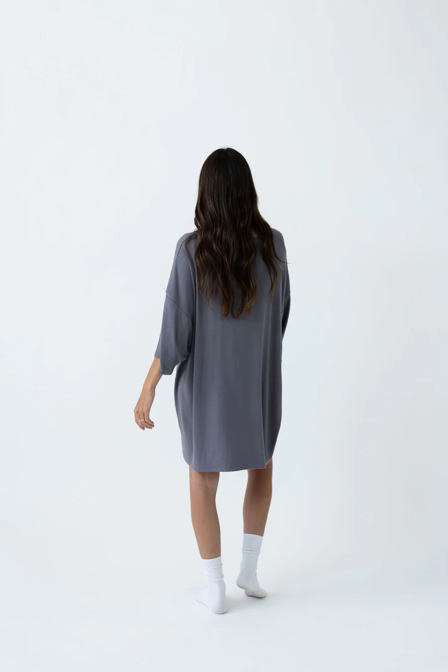 7MNST Cozy Chic Long Set Slate