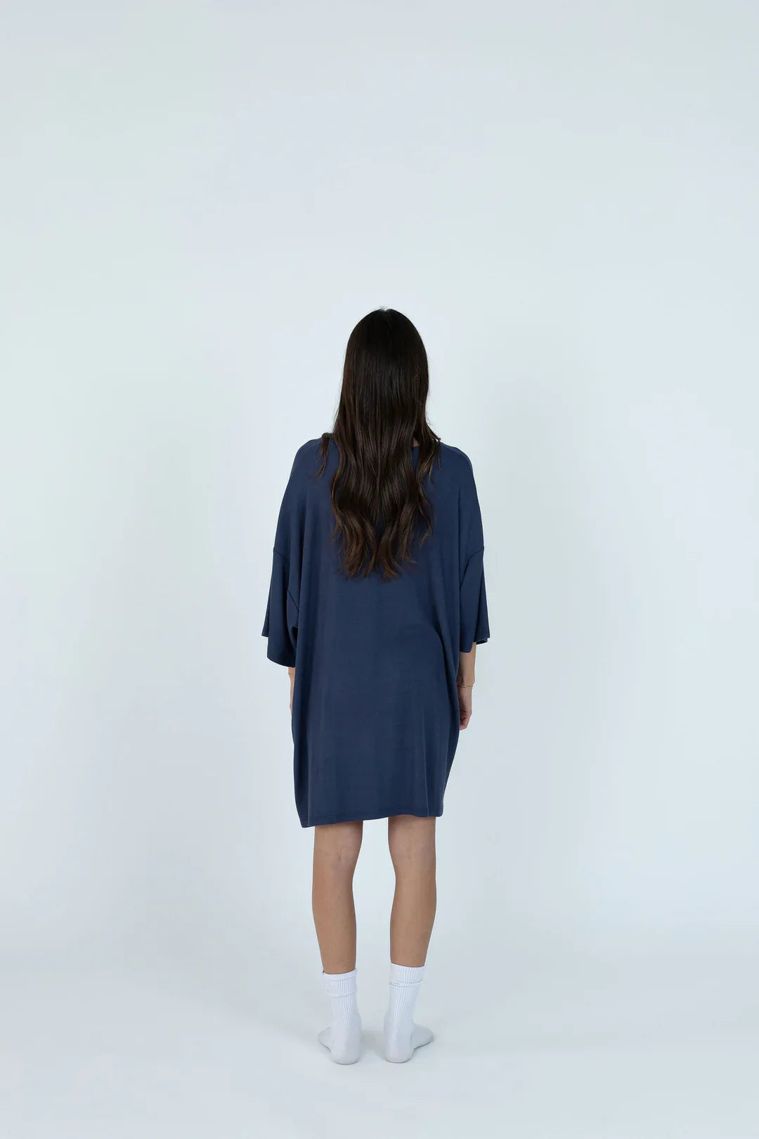 7MNST Cozy Chic Long Set Navy
