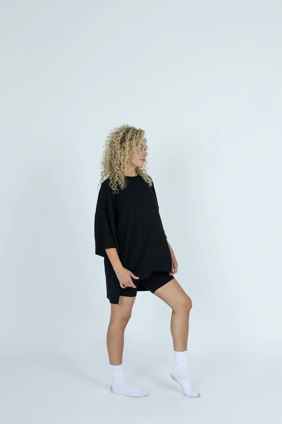 7MNST Cozy Chic Long Set Black