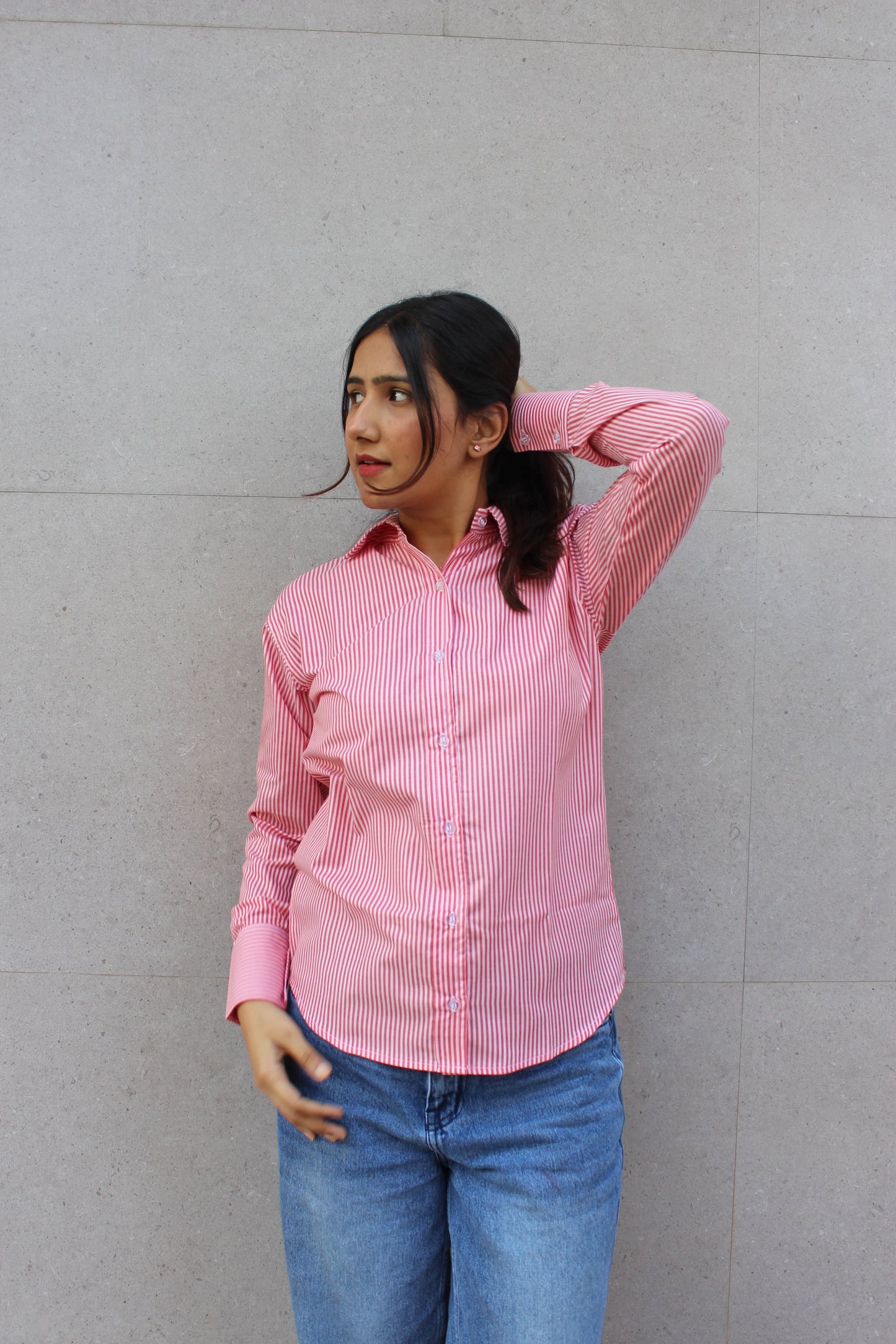 Darla Striped shirt - Berry Twist