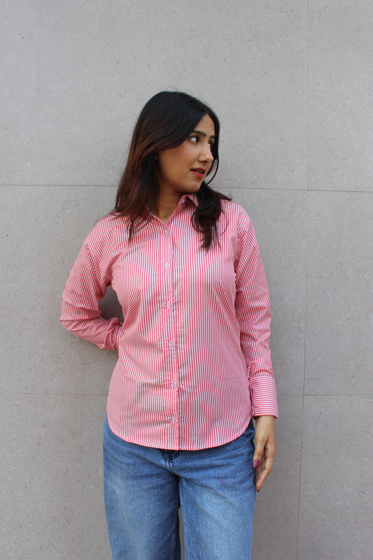 Darla Striped shirt - Berry Twist