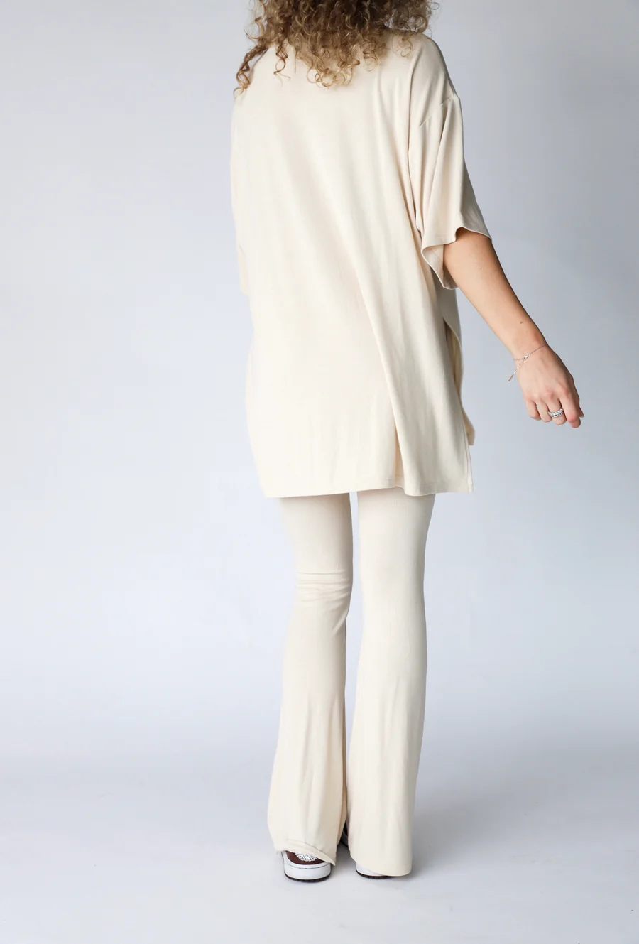 7MNST Cozy Chic Long Pant Set Oatmeal